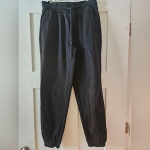 Fabletics Black Fleece Jogger Pants